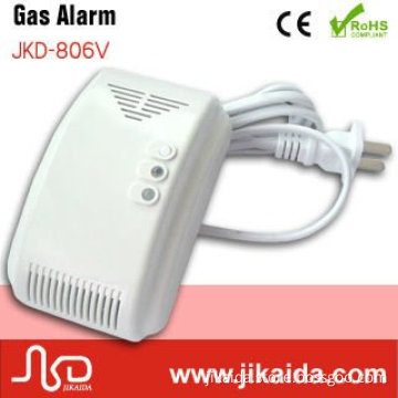 220V AC natures gas alarm security system connect With valve